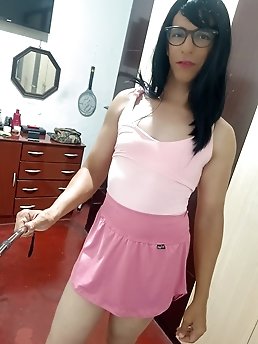 Pink bodysuit sex with Sakura Nakamura ass spanking included